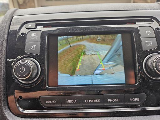 2016 Promaster 1500 136WB Radio -Rear View Camera Display